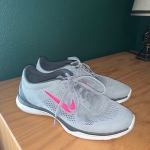 Grey sneakers